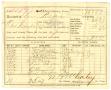 Primary view of [Receipt for taxes paid, November 25, 1897]