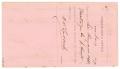 Thumbnail image of item number 2 in: '[Triplicate Warrant, November 19, 1879]'.