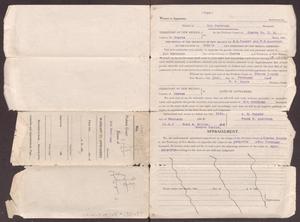 Primary view of object titled '[Warrant to appraisers, February 19, 1908]'.