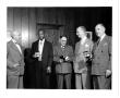 Photograph: [Joe and Abe Weingarten with Irving Alexander and unidentified men ho…