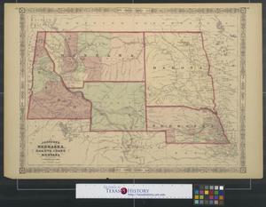 Primary view of object titled 'Johnson's Nebraska, Dakota, Idaho, and Montana.'.