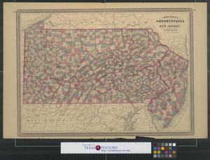 Primary view of object titled 'Johnson's Pennsylvania and New Jersey.'.