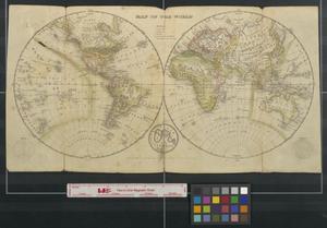 Primary view of object titled 'Map of the world.'.