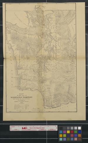 Map of that part of Washington Territory lying west of the Rocky Mountains