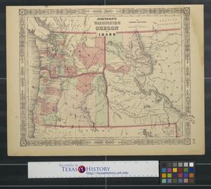 Primary view of object titled 'Johnson's Washington Oregon and Idaho.'.