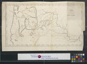Primary view of object titled 'Sketch of the routes of Hunt & Stuart.'.