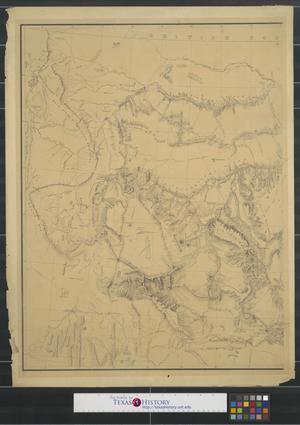 Primary view of object titled 'Map of the Yellowstone and Missouri Rivers and their tributaries: explored by Capt. W.F. Raynolds and 1st Lieut. H.E. Maynadier.'.