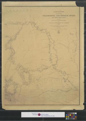 Map of the Yellowstone and Missouri Rivers and their tributaries: explored by Capt. W.F. Raynolds and 1st Lieut. H.E. Maynadier.