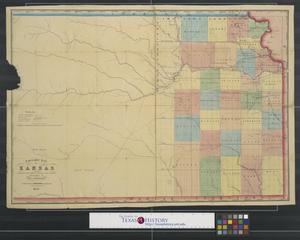 Primary view of object titled 'Township map of Kansas.'.