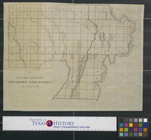 Primary view of object titled 'South east part of the Cape Giradeau land district Missouri.'.