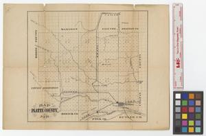 A map of Platte County, Nebraska