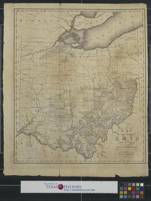 Primary view of object titled 'Map of the State of Ohio'.