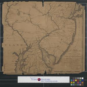 Primary view of object titled 'A map exhibiting a general view of the roads and inland navigation of Pennsylvania and part of the adjacent states'.