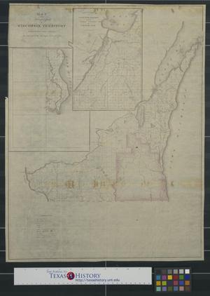 Map of the surveyed part of Wisconsin Territory