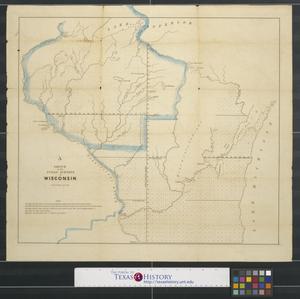 Primary view of object titled 'A sketch of the public surveys in Wisconsin.'.