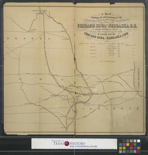 A map shewing [sic] the continuation of the Dixon Air Line R.R. into the State of Iowa.