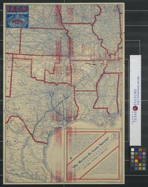 Primary view of object titled 'I&GN International Route : The Mexico-St. Louis Special'.