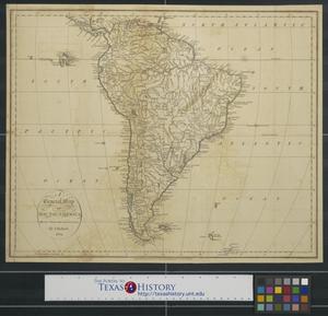 Primary view of object titled 'A general map of South America drawn from the best surveys.'.