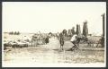 Postcard: [Camp Scene in the Desert After a Sand Storm]