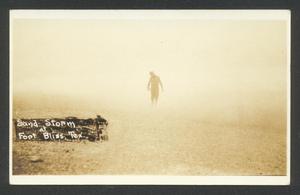 Primary view of object titled '[Fort Bliss, Texas Sandstorm]'.