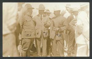 Primary view of object titled '[American General Bell Talking with Consal Garcia and General Gonzalez]'.