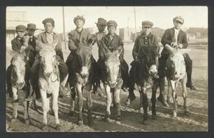 Primary view of object titled '[Mexican Boys on Donkeys]'.