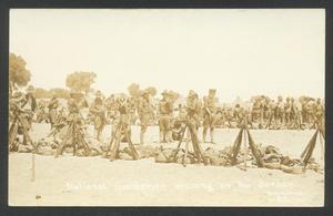 Primary view of object titled '[National Guardsmen on the Border]'.