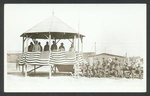 [General John J. Pershing with Troops and Band]