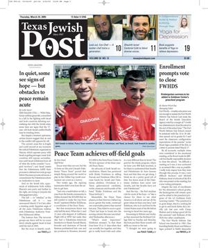 Texas Jewish Post (Fort Worth, Tex.), Vol. 59, No. 12, Ed. 1 Thursday, March 24, 2005