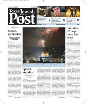 Texas Jewish Post (Fort Worth, Tex.), Vol. 59, No. 23, Ed. 1 Thursday, June 9, 2005