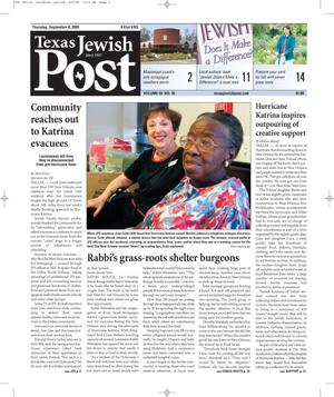 Texas Jewish Post (Fort Worth, Tex.), Vol. 59, No. 36, Ed. 1 Thursday, September 8, 2005