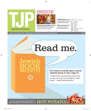 Texas Jewish Post (Fort Worth, Tex.), Vol. 61, No. 45, Ed. 1 Thursday, November 8, 2007