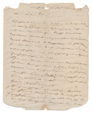 Primary view of object titled '[Letter from Ludwig Huth to Ferdinand Louis Huth, March 25, 1846]'.