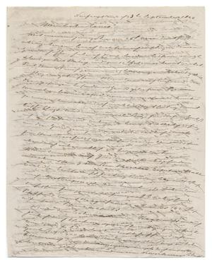 [Letter from Ludwig Huth to Ferdinand Louis Huth, September 23, 1846]