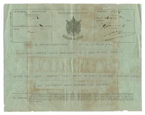[Telegram from August Huth to Louis Huth, June, 1866]