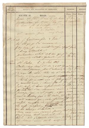 [Letter from Ferdinand Louis Huth to Henri Castro, June 1845]