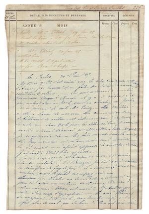 Primary view of object titled '[Letters from Ferdinand Louis Huth to Henri Castro and William Elliot, June 1845 and July 14, 1845]'.