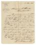 Primary view of [Letter from Guillaume D'Hanis to Ferdinand Louis Huth, May 16, 1846]