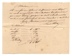 [Letter from Ferdinand Louis Huth to Amelia Castro]