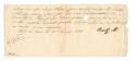 Text: [Receipt for 11 francs paid to A. Bartz, January 22, 1844]