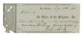 Primary view of [Receipt from the Office of the Picayune in New Orleans, September 15, 1858]