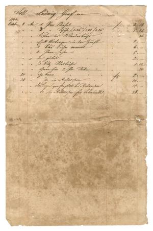 Primary view of [Balance sheet showing financial transactions, 1840-1843]