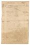 Thumbnail image of item number 2 in: '[Balance sheet for financial transactions related to Castroville, 1843-1844]'.