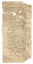 Thumbnail image of item number 1 in: '[Balance sheet listing payments and other financial transactions, June and July 1844]'.