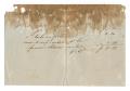 Primary view of [Document showing financial transactions between H. Castro and L. Huth, 1843]