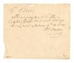 Letter: [Note from Henri Castro to Mr. Elliot, November 21, 1844]