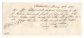 Letter: [Note from Ferdinand Louis Huth to William Elliot, March 20, 1845]