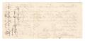 Thumbnail image of item number 2 in: '[Two documents regarding finances, May 3, 1845 and May 3, 1846]'.