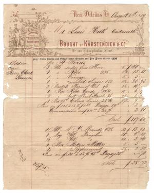 [Receipt for goods, August 1, 1859]