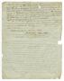 Thumbnail image of item number 2 in: '[Contract between Huth and Castro, November 20, 1844]'.